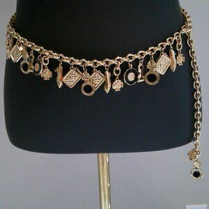 St. John | Accessories | St John Navy Rope Gold Logo Chain  display picture 1
